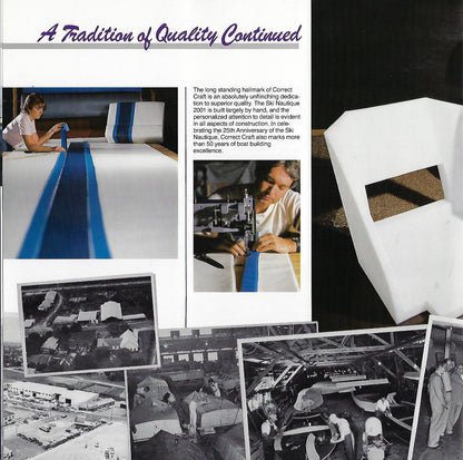 Correct Craft Ski Nautique 2001 Brochure