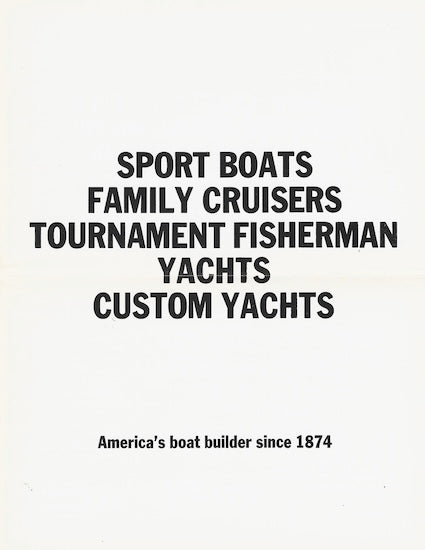 Chris Craft 1976 Brochure