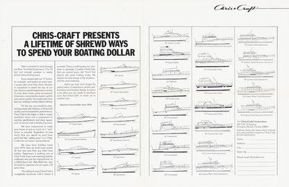 Chris Craft 1976 Brochure