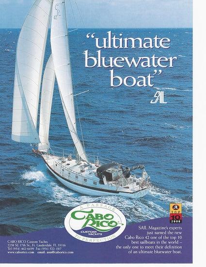 Cabo Rico 42 Sail Magazine Reprint Brochure