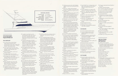 Roscioli Donzi R-72 Specification Brochure