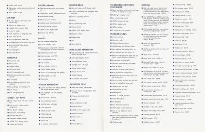 Roscioli Donzi R-54 Specification Brochure