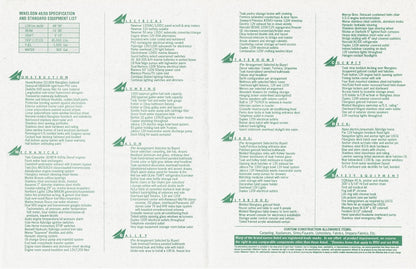 Mikelson 48 Sedan / 50 Sportfisher Specification Brochure