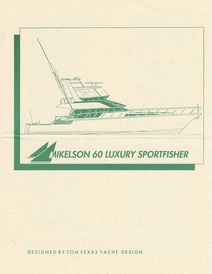 Mikelson 60 Sportfisher Specification Brochure