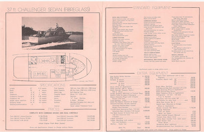 Canoe Cove 37 Challenger Specification Brochure