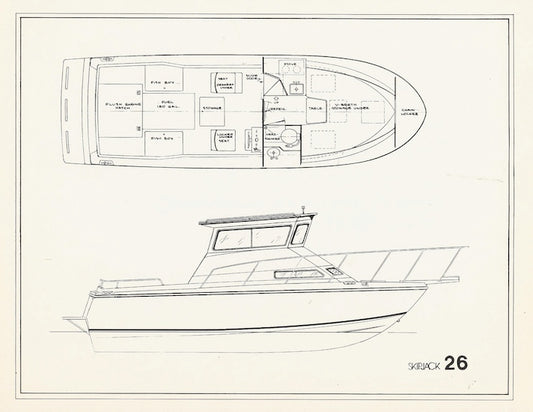 Skipjack 26 Fisherman Specification Brochure