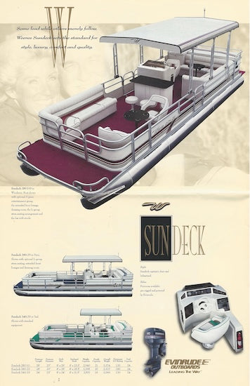 Weeres 1997 Pontoon Brochure