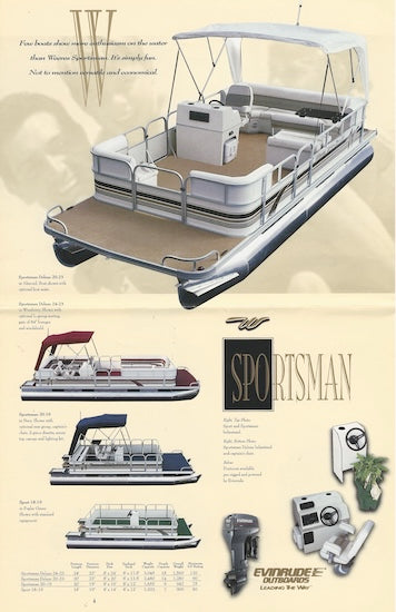 Weeres 1997 Pontoon Brochure