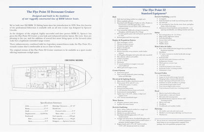 Fly Point 32 Specification Brochure