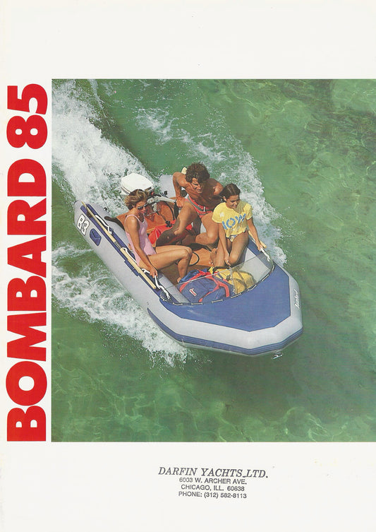 Bombard 1985 Inflatables Brochure