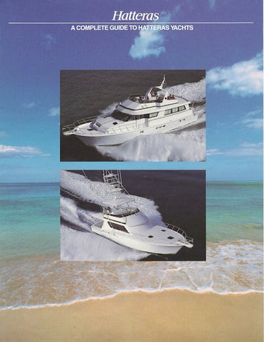 Hatteras 1995 Poster Brochure