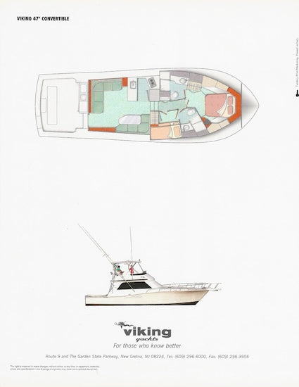 Viking 47 Convertible Brochure