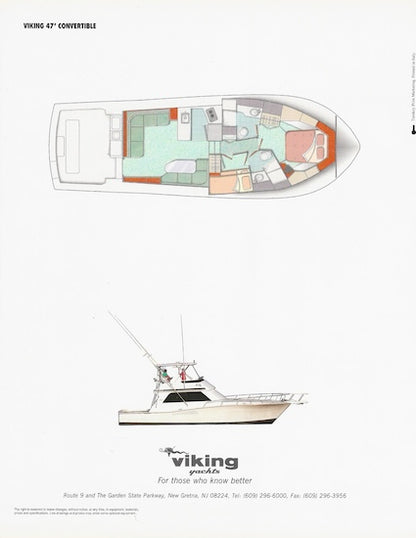 Viking 47 Convertible Brochure