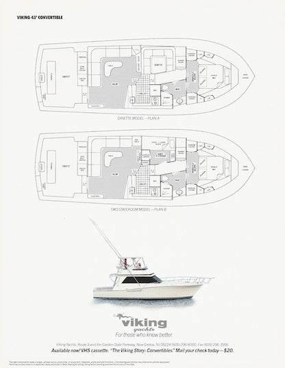 Viking 43 Convertible Brochure