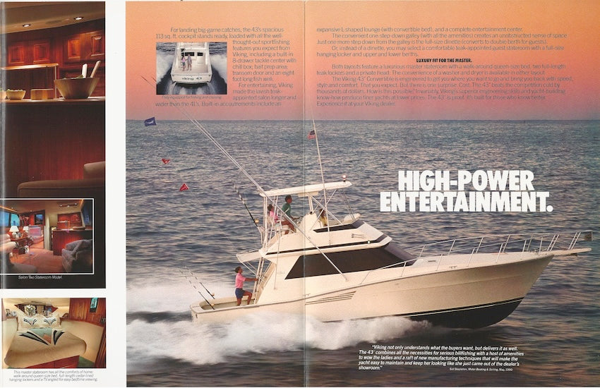 Viking 43 Convertible Brochure