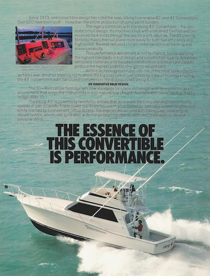 Viking 43 Convertible Brochure