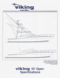 Viking 43 Open / Sport Fish Specification Brochure