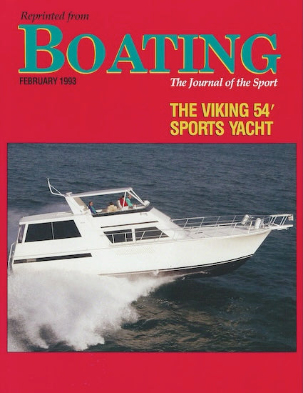 Viking 54 Sports Yacht Boating Magazine Reprint Brochure