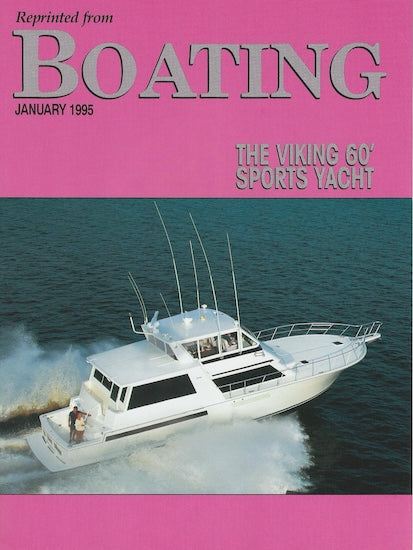 Viking 60 Cockpit Motor Yacht Magazine Reprint Brochure