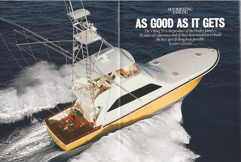 Viking 55 Convertible Motorboating & Sailing Magazine Reprint