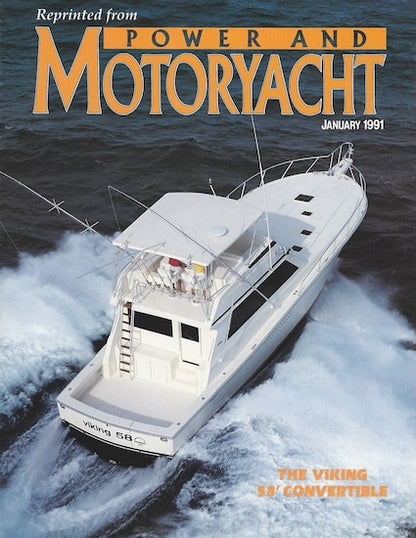 Viking 58 Convertible Power & Motoryacht Magazine Reprint Brochure