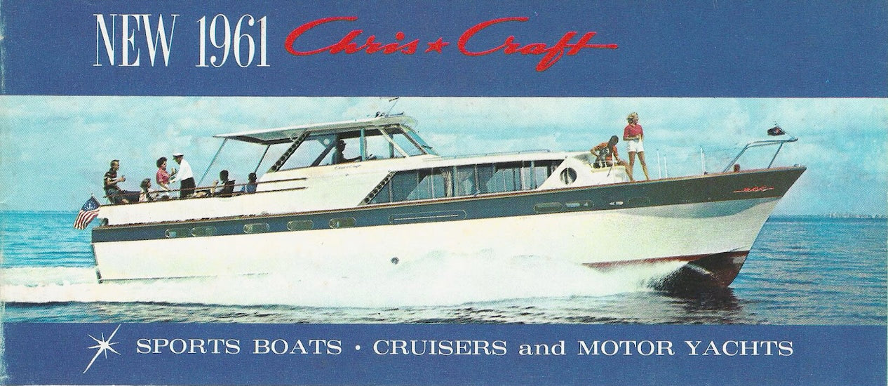 Chris Craft 1961 Mini Brochure