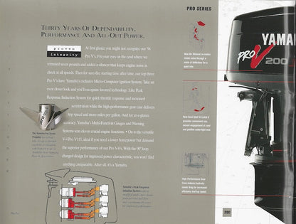 Yamaha 1996 Outboard Brochure
