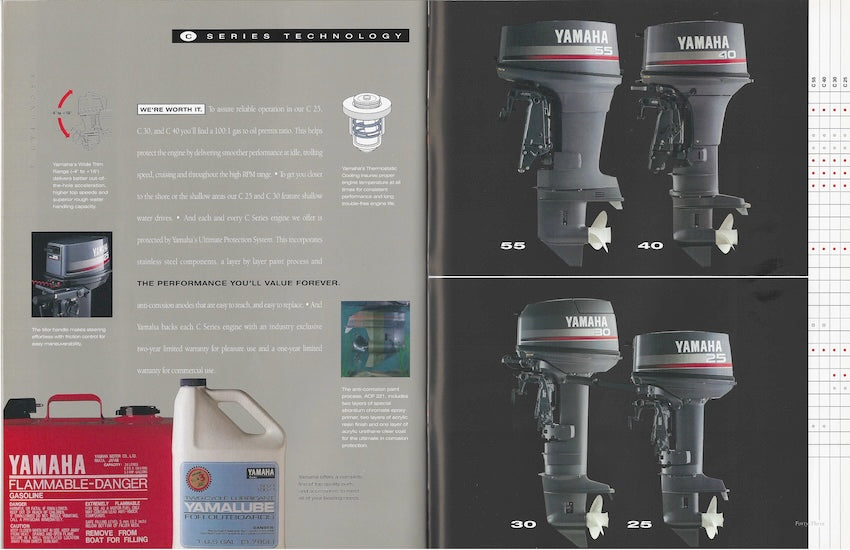 Yamaha 1995 Outboard Brochure