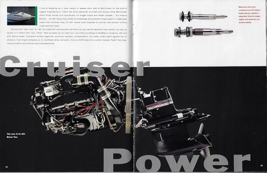 Mercury 1995 Mercruiser Brochure