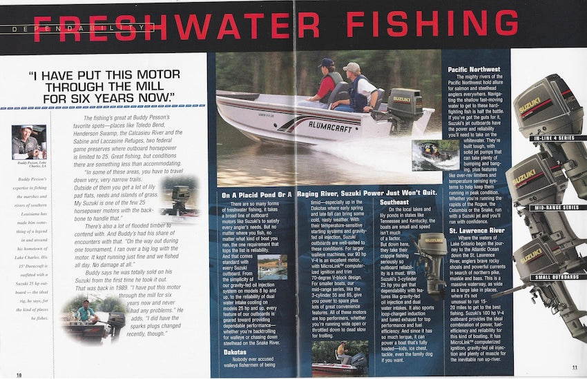 Suzuki 1996 Outboard Brochure