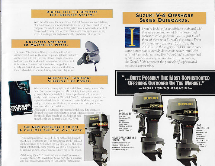 Suzuki 1995 Outboard Brochure