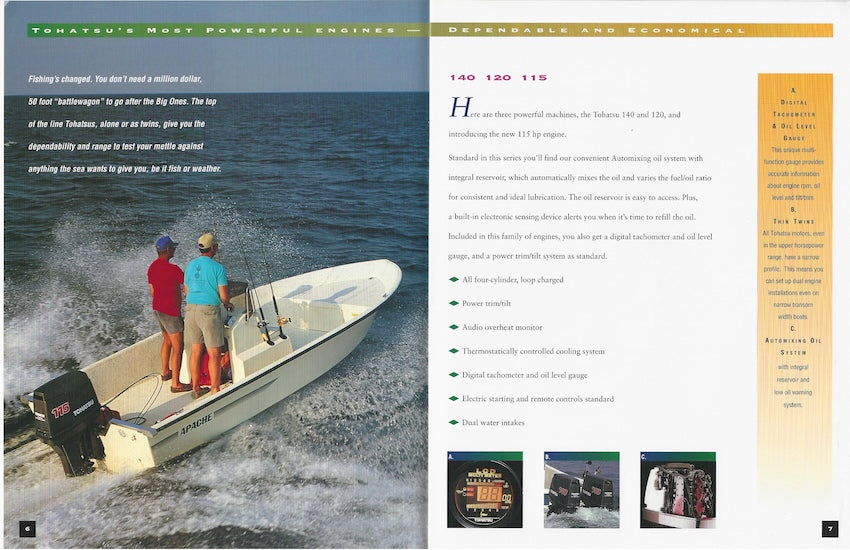 Tohatsu 1996 Outboard Brochure