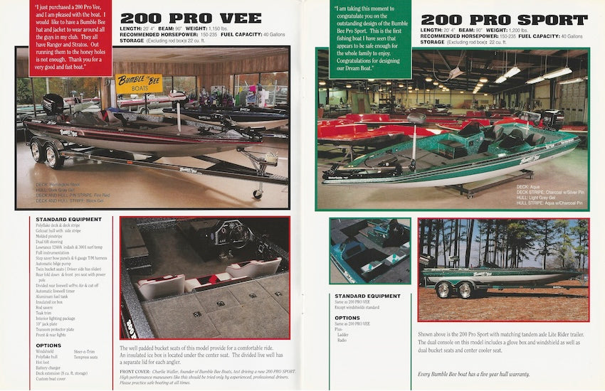 Bumble Bee 1990s Brochure
