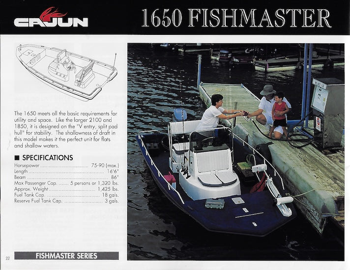 Cajun 1994 Brochure