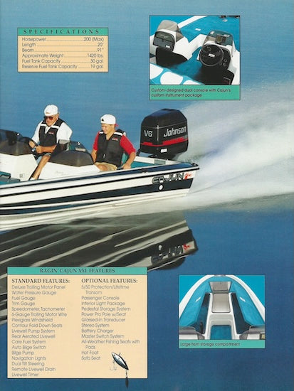 Cajun 1995 Brochure