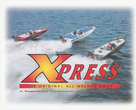 Aluma Weld 1996 Xpress Brochure