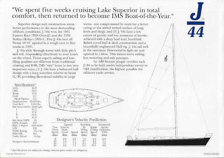 J/44 Brochure