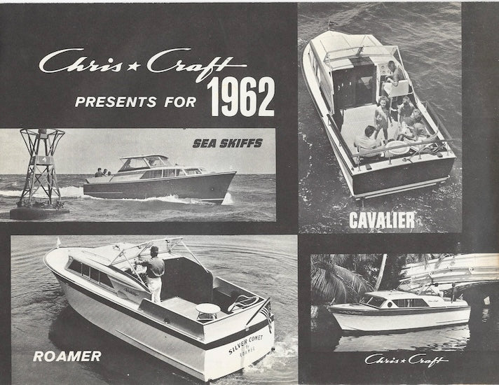 Chris Craft 1962 Poster Brochure