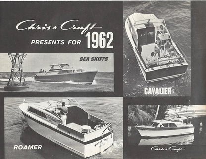 Chris Craft 1962 Poster Brochure