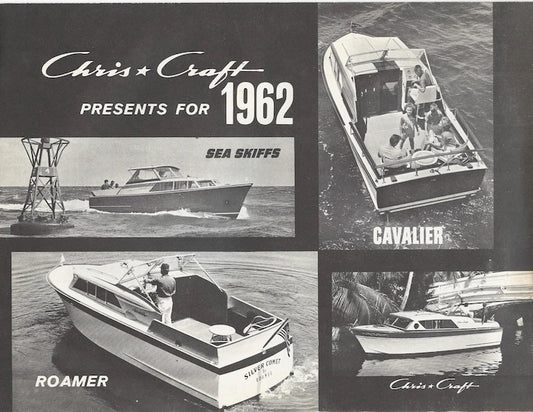 Chris Craft 1962 Poster Brochure