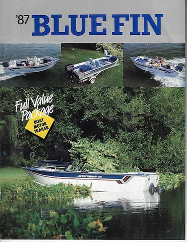 Blue Fin 1987 Brochure