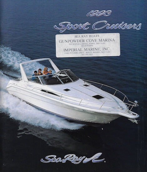 Sea Ray 1993 Sport Cruisers Brochure