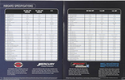 Mercury 2000 Mercruiser Inboards Brochure