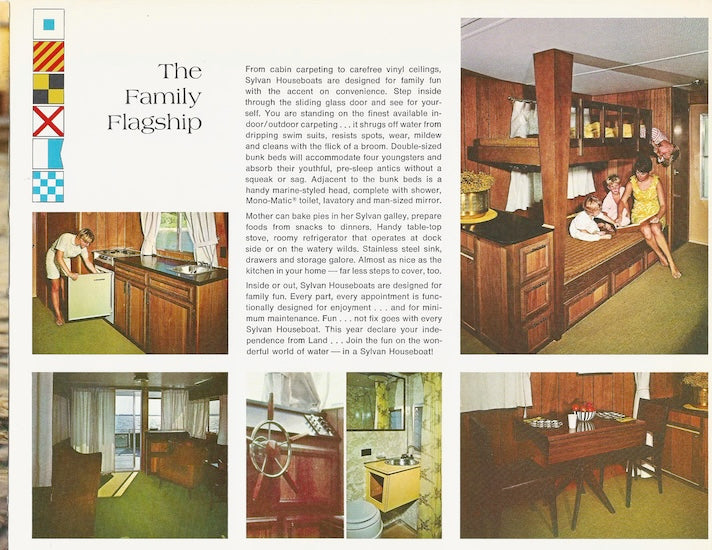 Sylvan 1969 Houseboat Brochure