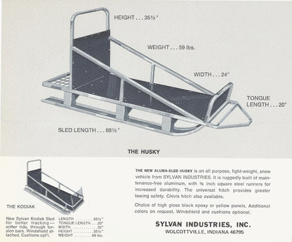 Sylvan Husky / Kodiak Brochure