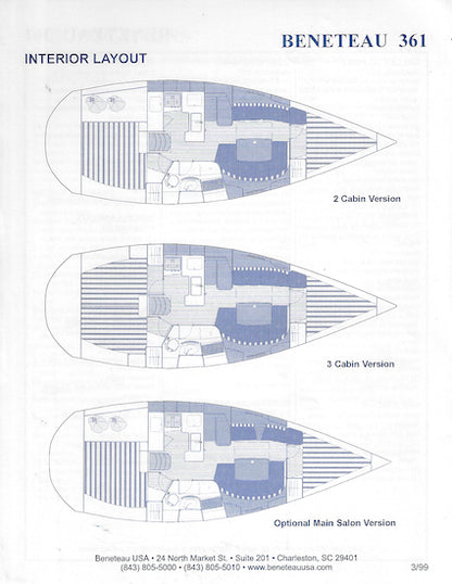 Beneteau Oceanis 361 Specification Brochure