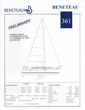 Beneteau Oceanis 361 Specification Brochure