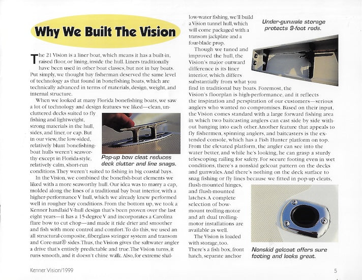 Kenner Vision 21 Brochure