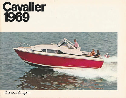 Chris Craft 1969 Cavalier Folder Brochure