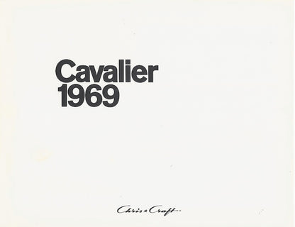 Chris Craft 1969 Cavalier Folder Brochure